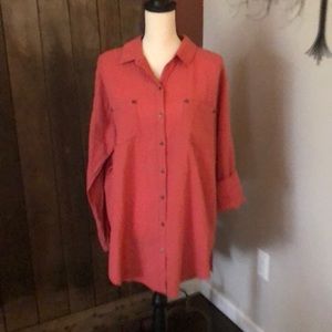 FREE PEOPLE light weight  hi-low blouse